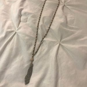 Loft Long Tassel Necklace
